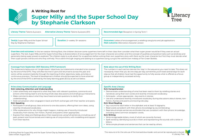 Super Milly and the Super School Day