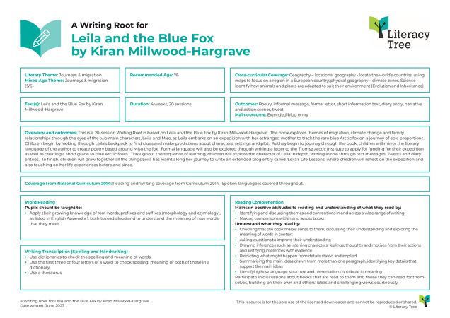 Leila and the Blue Fox
