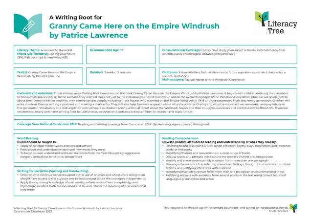 Granny Came Here on the Empire Windrush