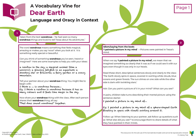 Dear Earth