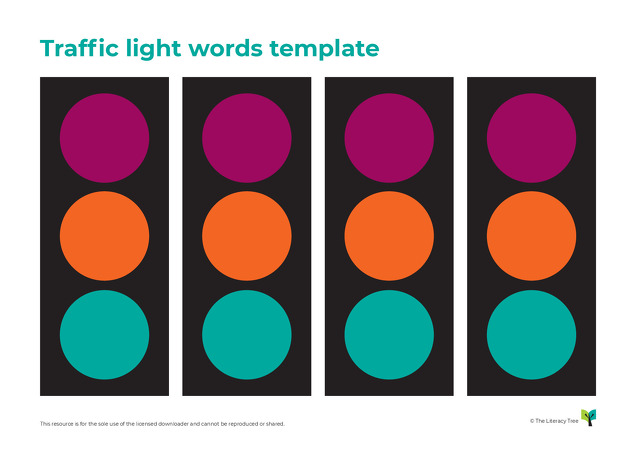 Traffic Light Words