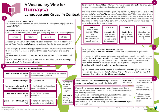 A Vocabulary Vine for Rumaysa