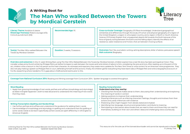The Man Who Walked Between the Towers
