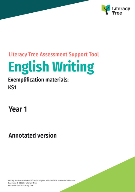 Year 1 Exemplification Materials - Annotated