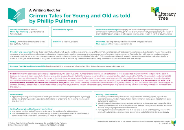 Grimm Tales for Young and Old