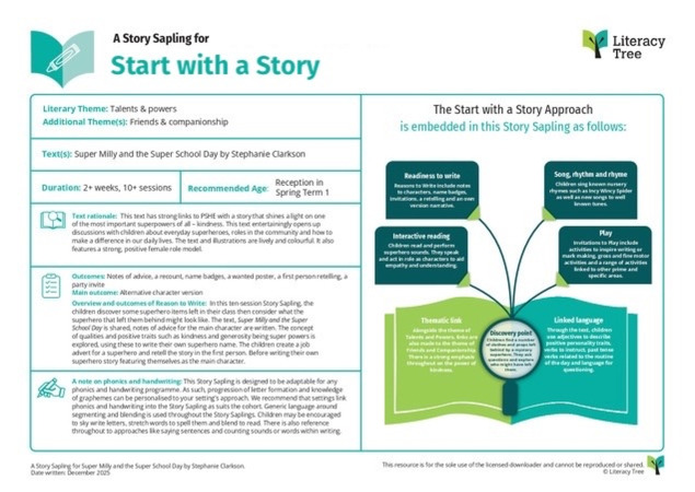 A Story Sapling for So Much