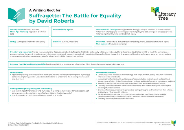 Suffragette, The Battle for Equality